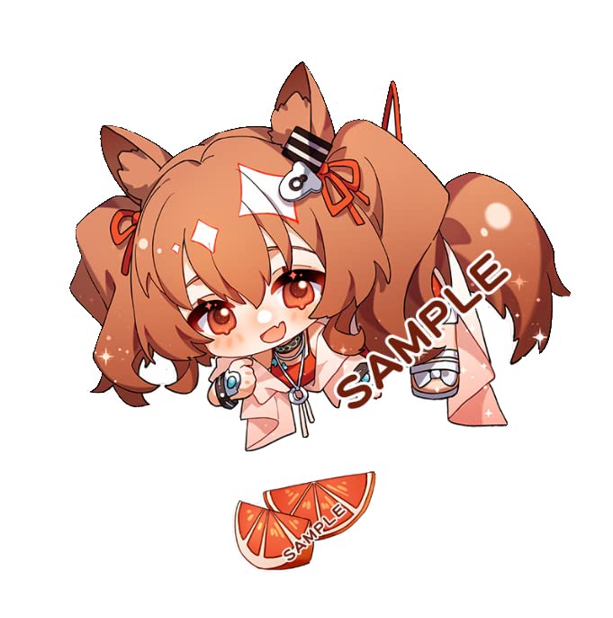 RORTY XIN Arknights Anime Keychain - Acrylic Pendant Figure for Fans & Collectors - Perfect for Backpacks, Keyrings, and Cosplay Accessories