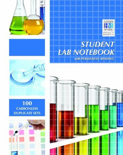 Hayden-McNeil Student Lab Notebook - 100 Top Bound Carbonless Duplicate Pages, 2nd Edition (1999) | Perfect Paperback for Science Experiments, Chemistry Notes & Biology Research