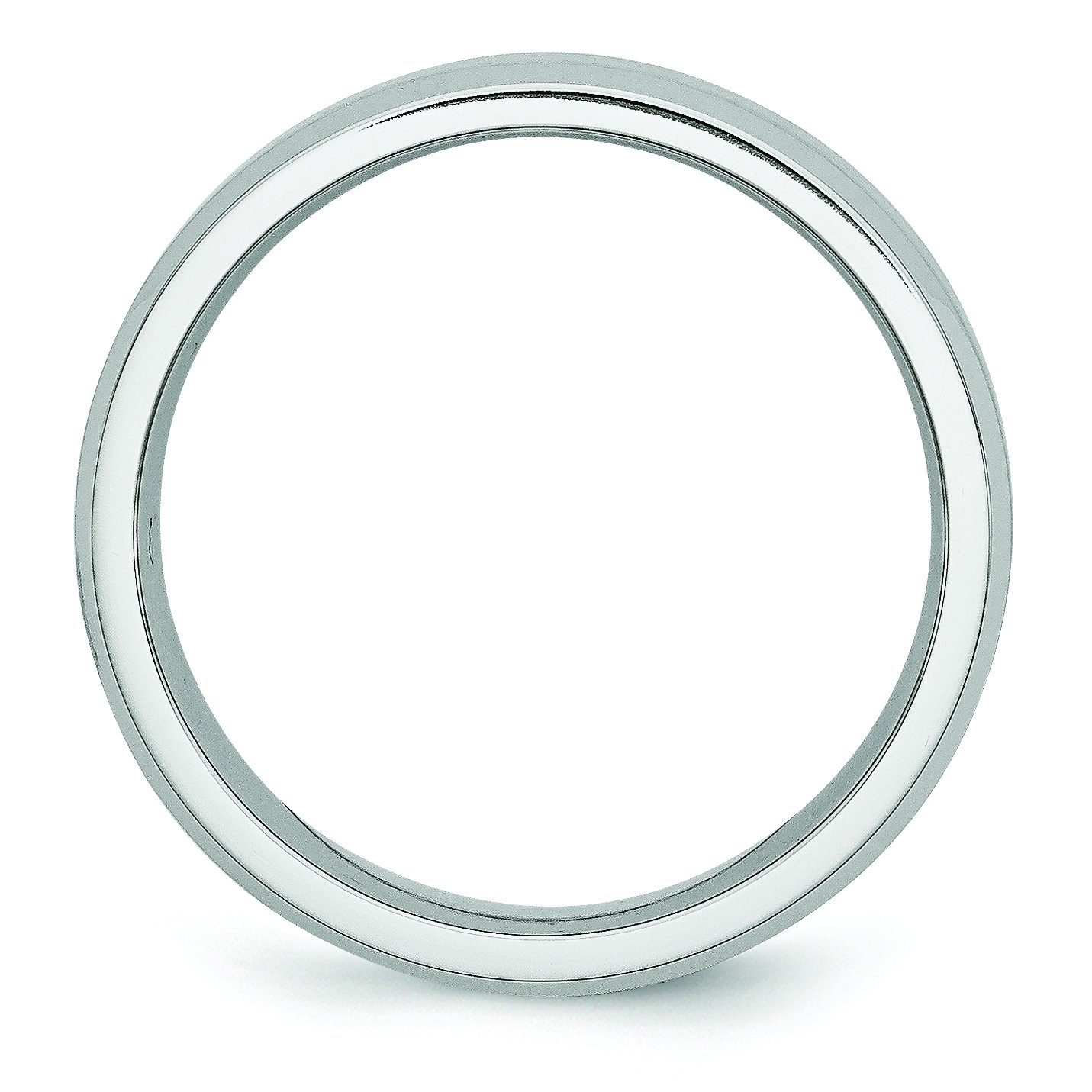 Men's Cobalt Wedding Band Ring - 6mm Tapered Beveled Edge with Satin & Polished Finish | Perfect for Engagement, Anniversary & Everyday Wear