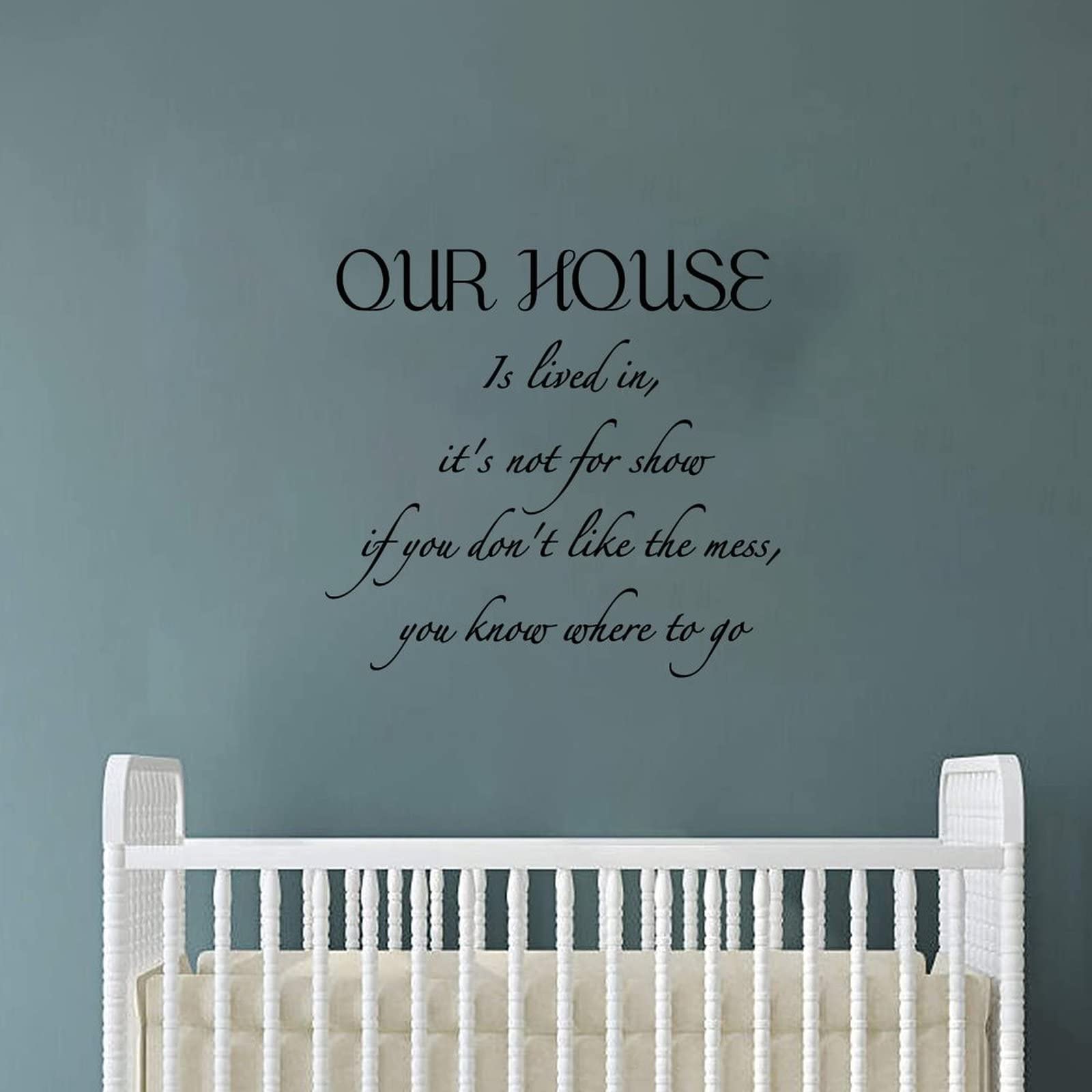 Inspirational Wall Sticker Decor - Motivational Vinyl Wall Decal for Home, Bathroom, Living Room & Bedroom - Perfect Mother's Day Gift (22 Inch) - Ideal for Home Decor, Office Inspiration & Nursery Room Motivation