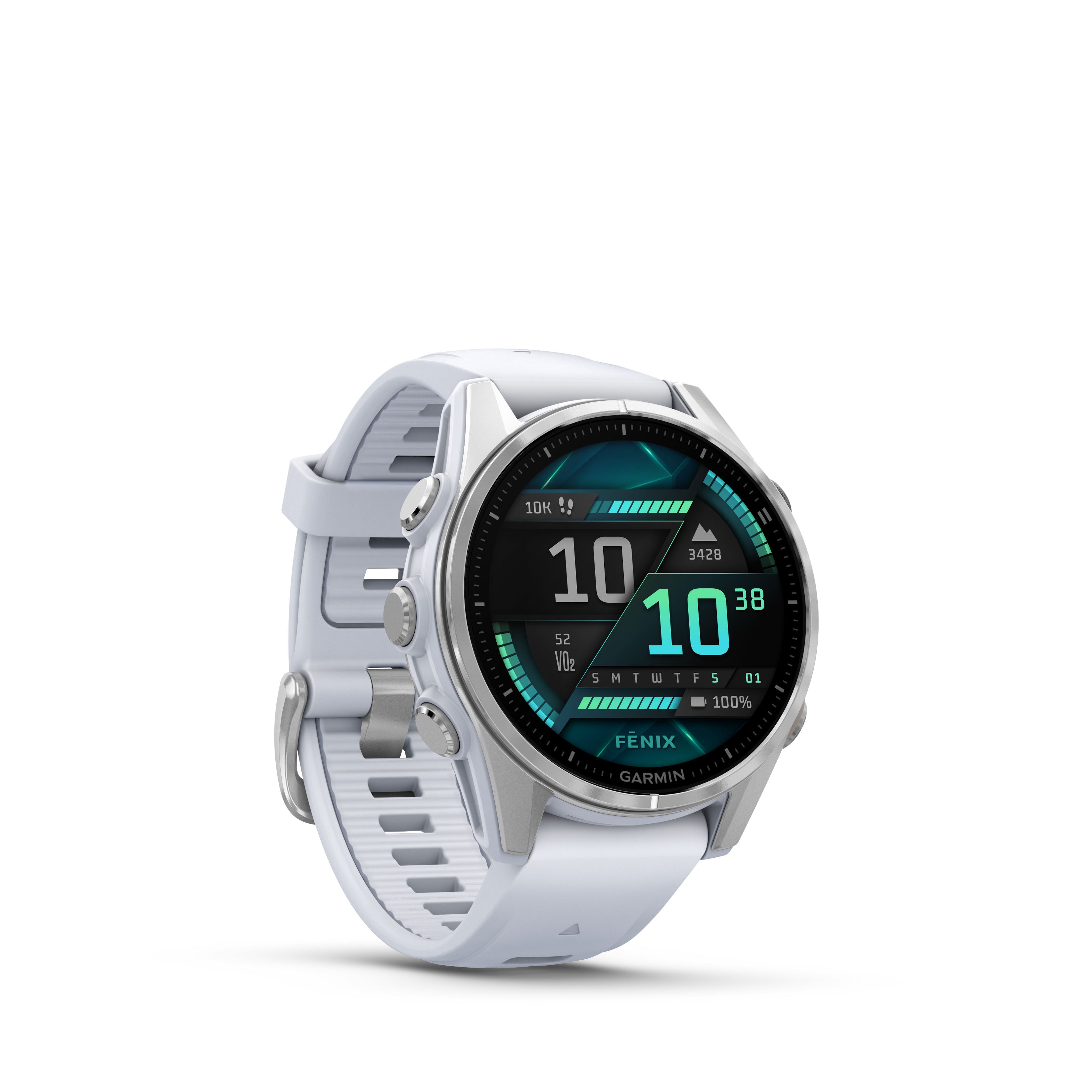 Garmin Fenix 8 Sapphire AMOLED 43mm Smartwatch - Premium GPS Fitness Tracker for Running, Hiking & Outdoor Adventures