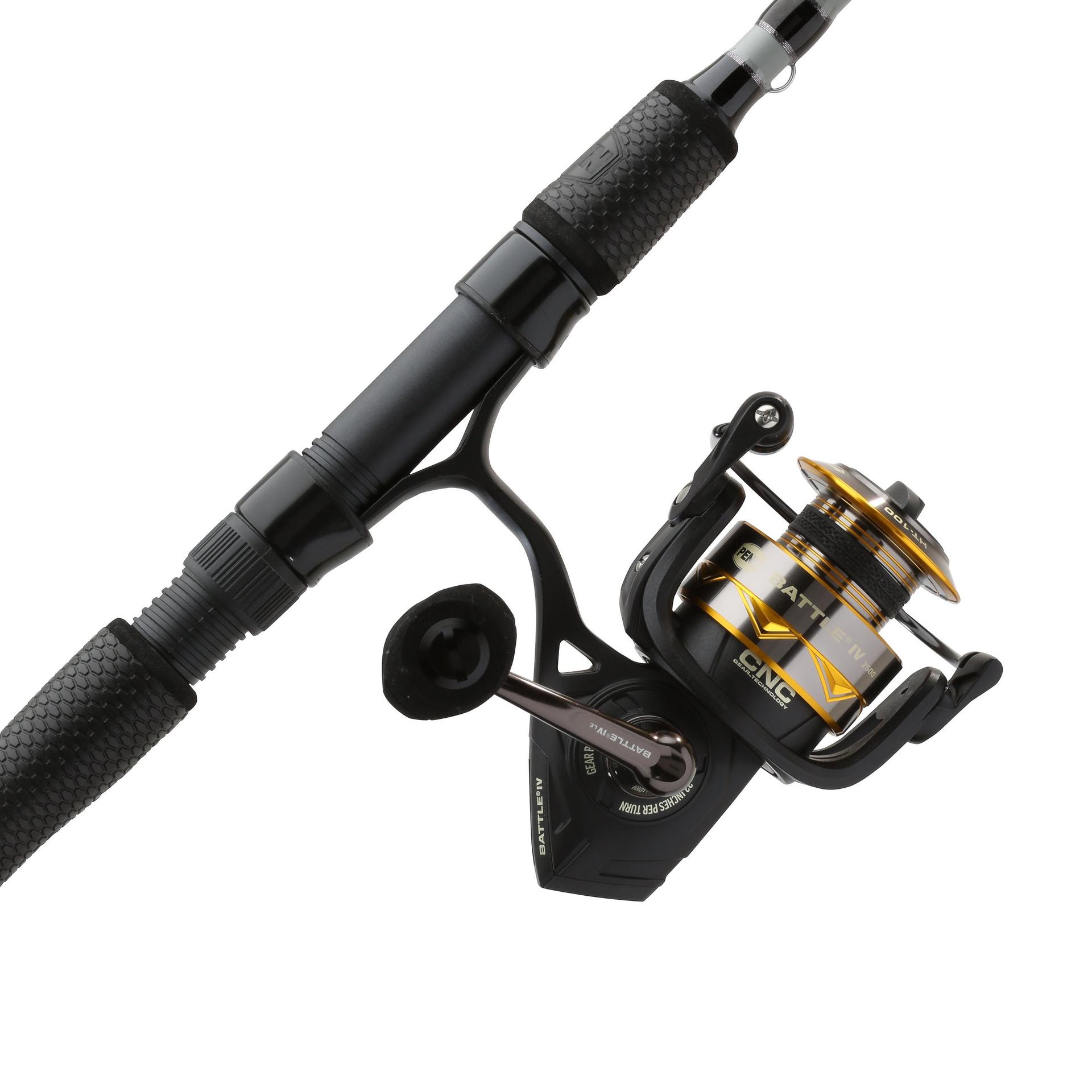 Battle® IV LE Spinning Rod and Reel Combo - Premium Fishing Gear for Freshwater & Saltwater Anglers | Perfect for Bass, Trout, and Offshore Fishing Adventures