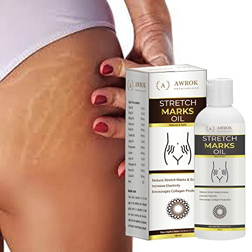 **EIBHC 100% Natural Stretch Mark Oil for Pregnancy - Cocoa Butter & Almond Oil Belly Oil for Skin Hydration - Alternative to Stretch Mark Cream (100ml) - Perfect for Prenatal & Postpartum Care**