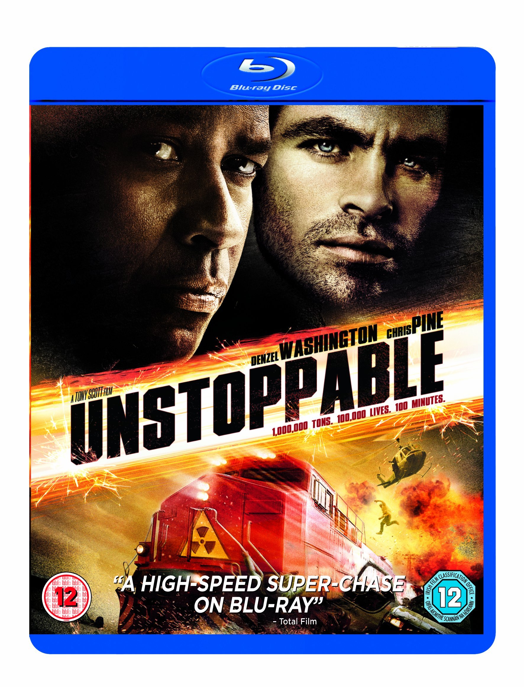 Unstoppable Blu-ray Movie - Action Thriller Film Starring Denzel Washington - Perfect for Movie Nights & Home Theater Collections
