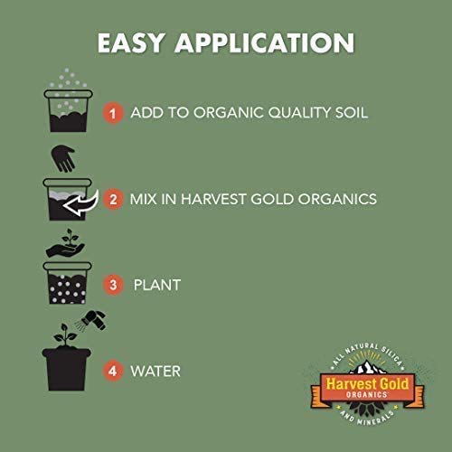 Premium Organic Soil Conditioner for Houseplants, Flowers, Vegetables & Trees - Natural Silica & Micronutrients Enriched (5 Gallon Bucket) - Ideal for Indoor Gardening, Outdoor Landscaping & Organic Farming