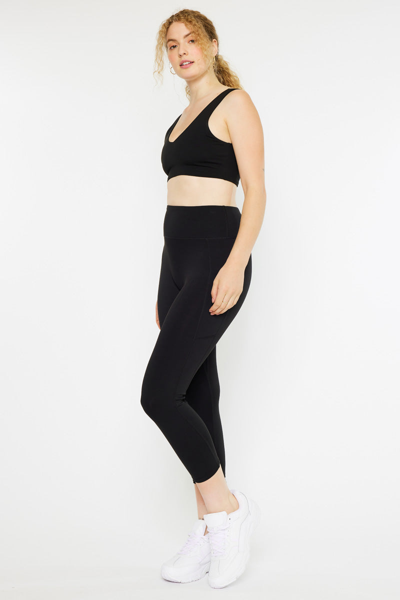 Best Demi High Rise Active Leggings for Women - Yoga, Running & Workout - Comfortable & Breathable Workout Pants for Gym & Everyday Wear