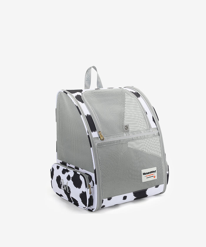 Montana West Print All-Side Mesh Pet Carrier Backpack - Lightweight & Breathable for Small Dogs & Cats - Perfect for Travel, Hiking & Outdoor Adventures
