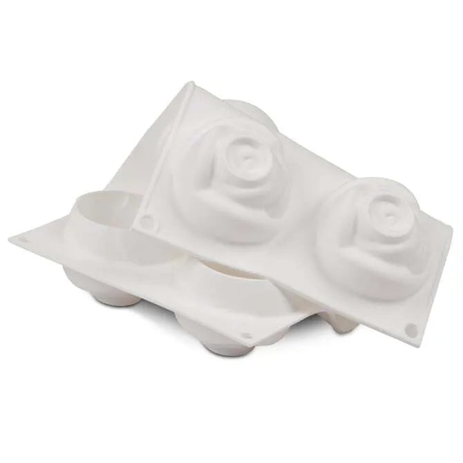 Rosa 145 Silicone Mold Set - 6 Different Shapes for Baking, DIY Crafts, and Resin Art | Perfect for Cupcakes, Candles, and Soap Making