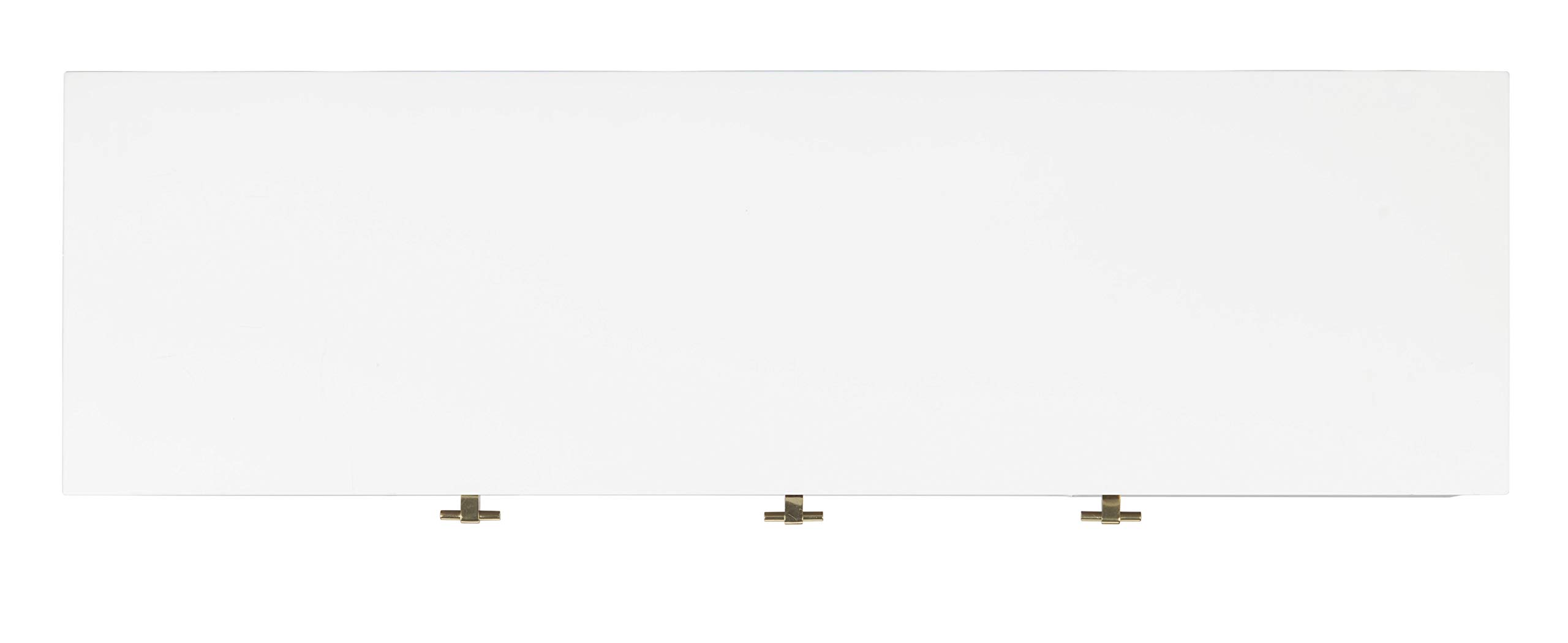 Safavieh Genevieve Mid-Century Modern TV Stand - Walnut & White Storage Media Console for Living Room, Bedroom, Home Theater