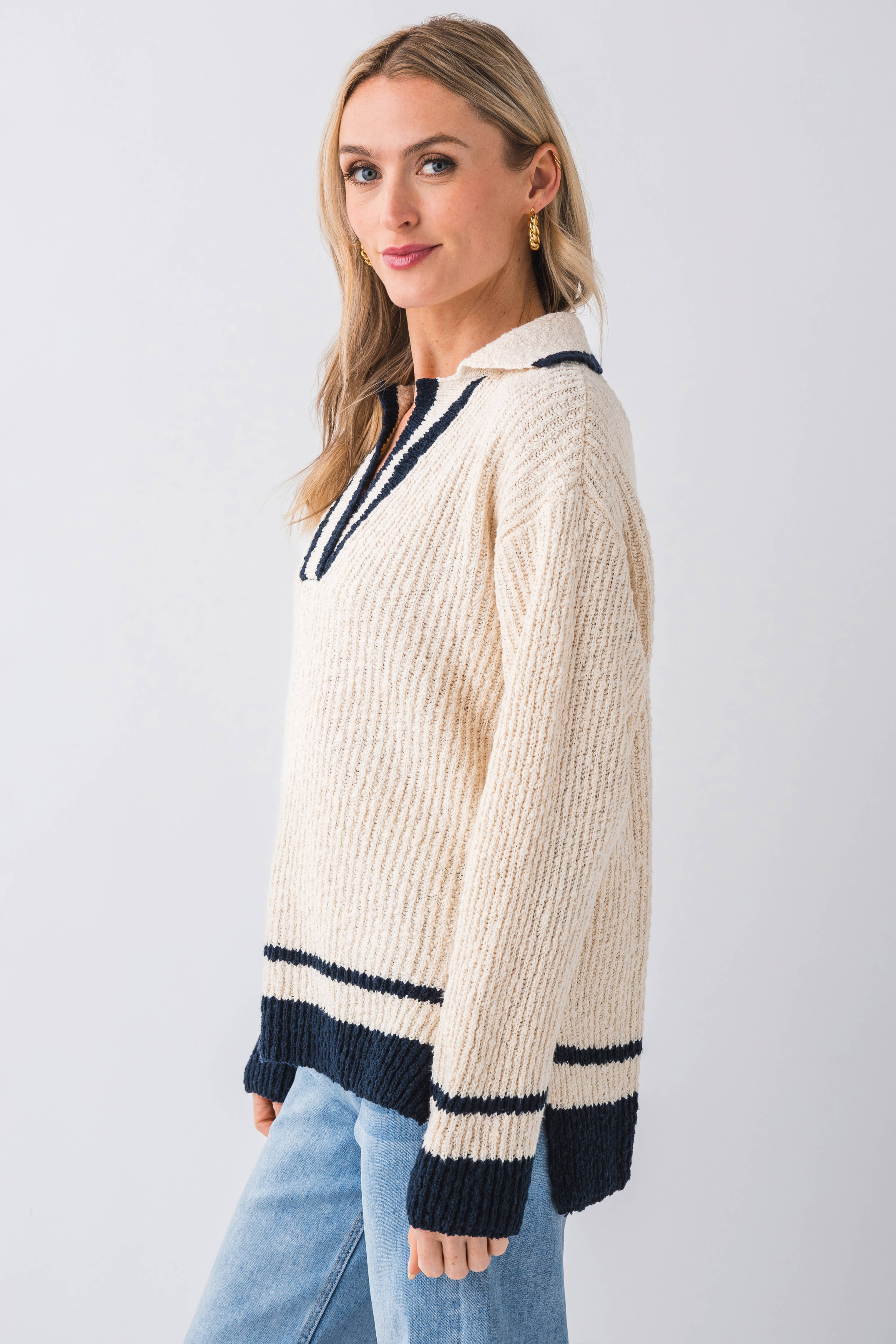Z Supply Hammond Polo Sweater for Men | Classic Cotton Knit Pullover | Casual & Office Wear | Perfect for Business Casual & Weekend Outings