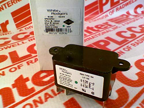Emerson 90-380 Fan Relay 24V Coil - Heavy Duty HVAC Relay for Furnace, AC Unit & Cooling Systems - Perfect for Home & Commercial Heating Ventilation Applications