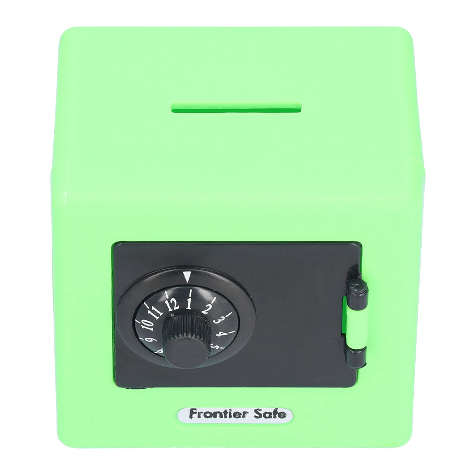 BORDSTRACT Kids Mini Locker Bank - Plastic Money Safe Box with 4-Digit Code Lock for Coins & Cash Savings | Perfect for Children's Allowance, Piggy Bank Alternative & Bedroom Organization (Green)