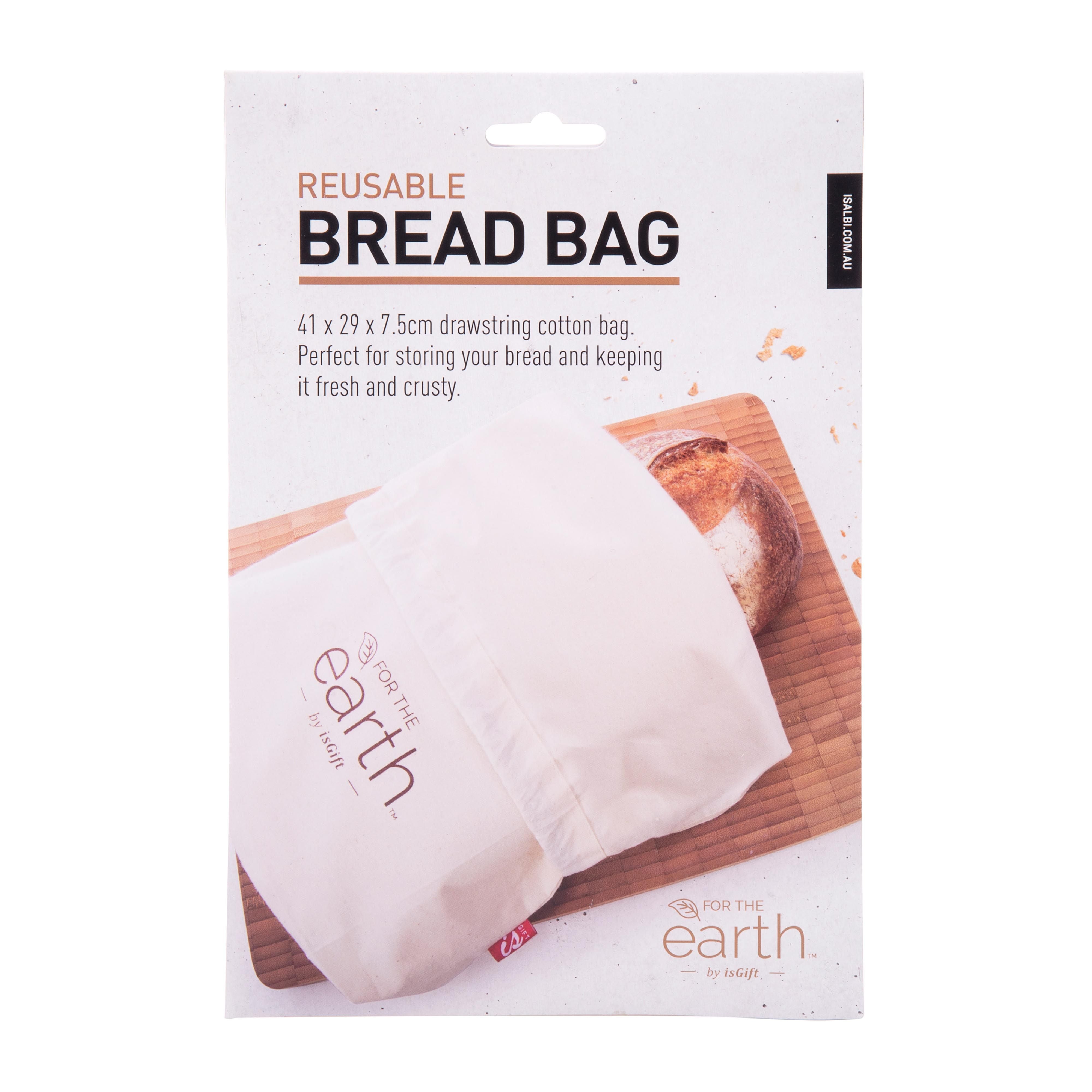 Eco-Friendly Reusable Bread Bags - Washable & Sustainable Food Storage for Homemade Bread, Baguettes & Baked Goods | Perfect for Picnics, Lunchboxes & Zero-Waste Kitchens