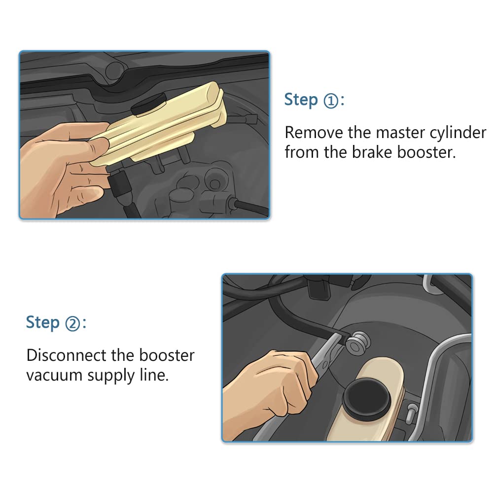Chevy Blazer 1998-2005 & S10 Pickup 1998-2004 Vacuum Power Brake Booster Assembly Replacement - Improve Braking Performance for Off-Road & Daily Driving