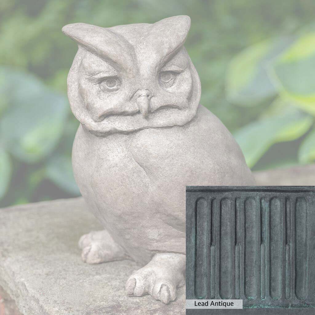 Campania International Hoot Owl Garden Statue - Outdoor Decor for Patio, Lawn & Garden Decorations