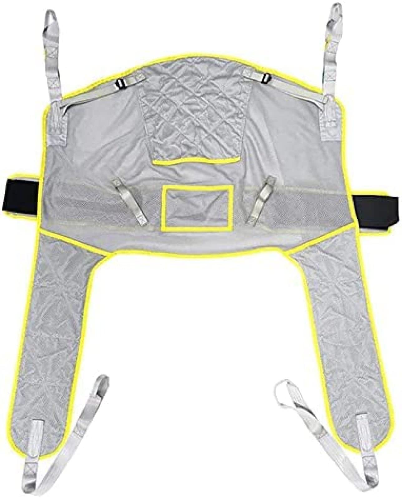 YUYANAIAI Full Body Patient Lift Sling - Heavy Duty Toileting & Bath Commode Sling with Divided Leg Design for Safe Transfers Between Bed, Wheelchair, Recliner, Shower Chair & Toilet - Ideal for Elderly Care & Post-Surgery Recovery