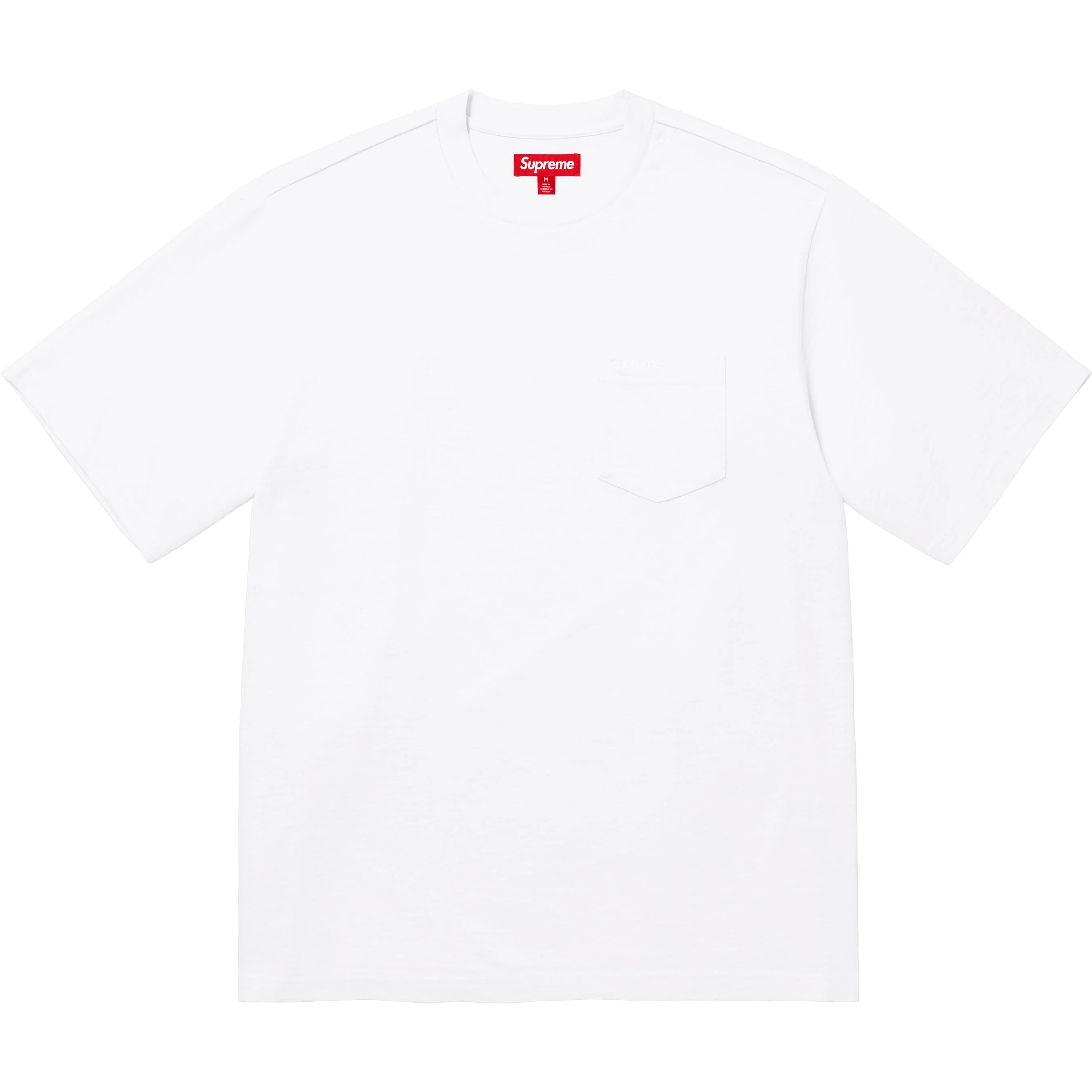 SUPREME 25SS Pocket Short Sleeve T-Shirt - Stylish Casual Wear for Street Fashion & Everyday Outfits