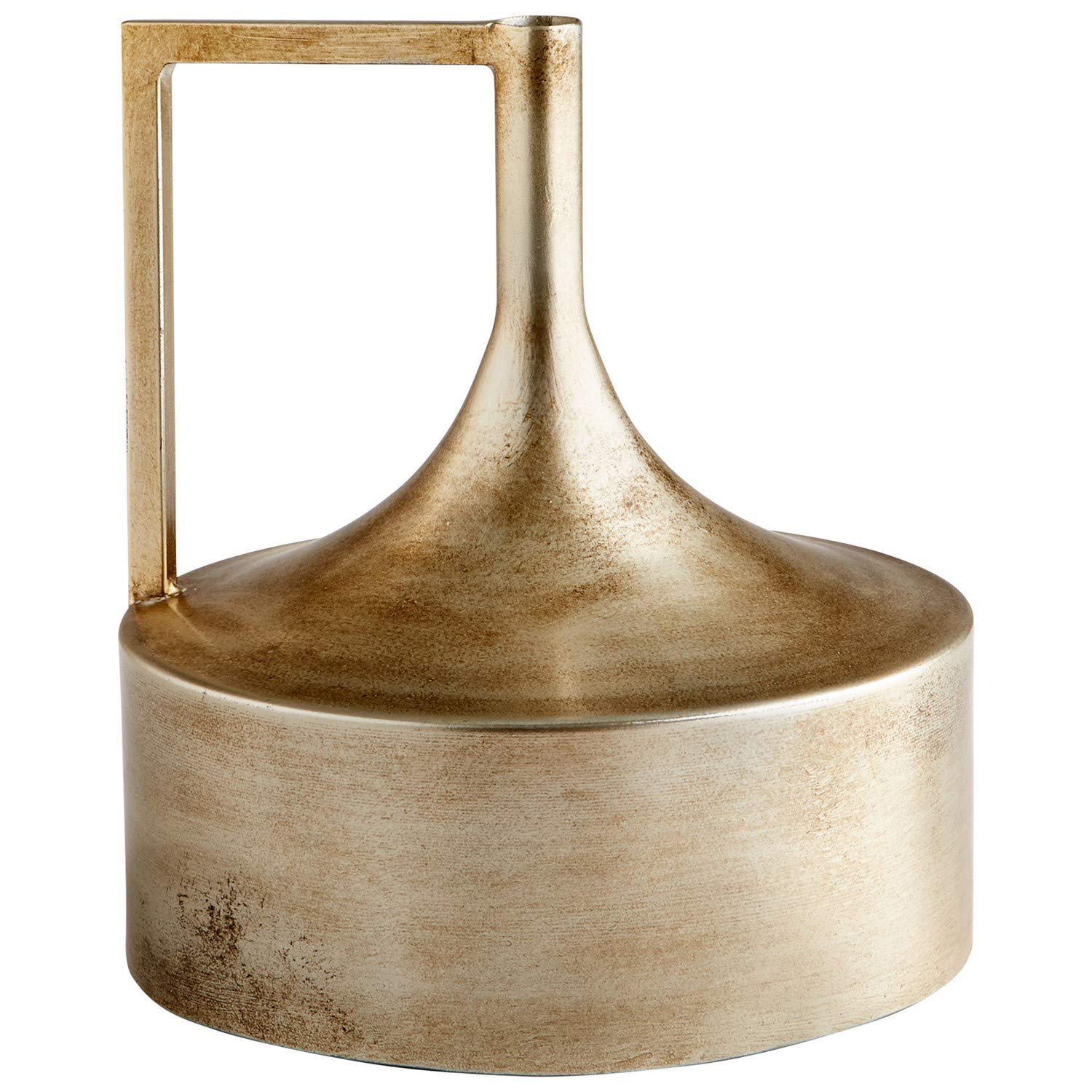 10.75 Inch Tall Bronze Big Top Tureen - Elegant Iron Vase for Home Decor, Centerpiece, and Dining Table Display