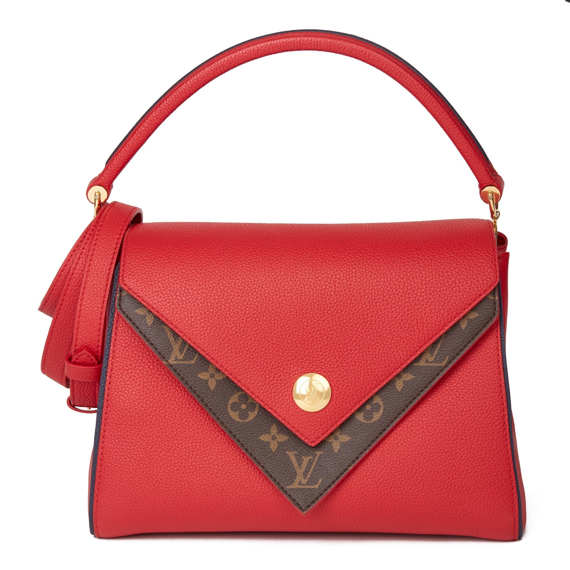 Louis Vuitton Double V Handbag in Rubis Red - Luxury Crossbody Bag for Women, Perfect for Parties, Dates & Evening Events
