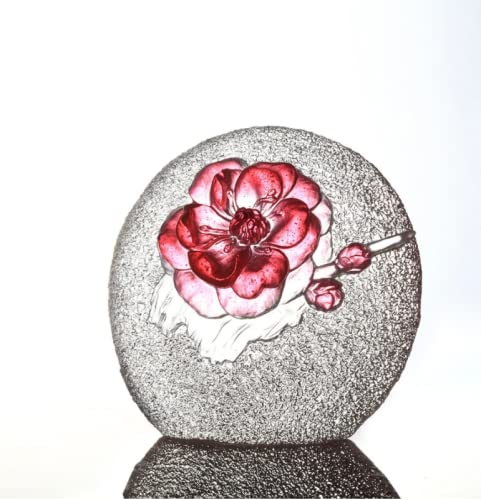 Crystal Flower Plum Blossom Art - Handmade Spring Decoration for Home, Office & Wedding Decor | Elegant Crystal Floral Arrangement Gift Idea