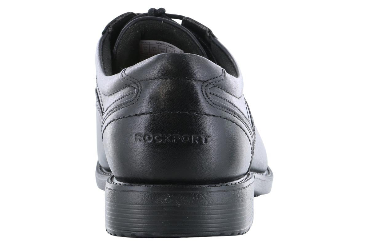 Rockport Style Leader 2 Bike Toe Oxford Black Men's Casual Shoes - Comfortable & Stylish for Work, Travel & Everyday Wear
