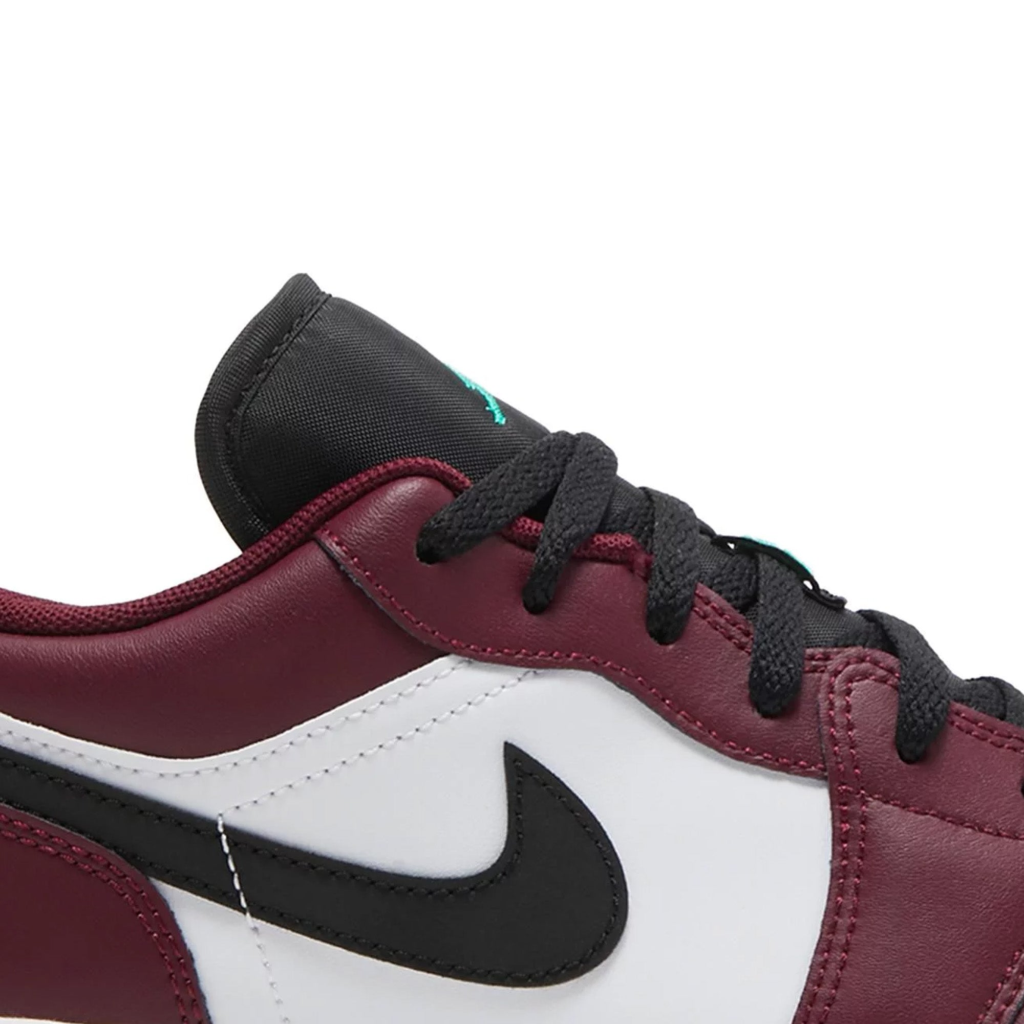 Air Jordan 1 Low SE 'Dark Beetroot Roma Green' GS Sneakers for Women & Girls - 2021 Retro Basketball Shoes - Perfect for Casual Wear, Street Style & Sports