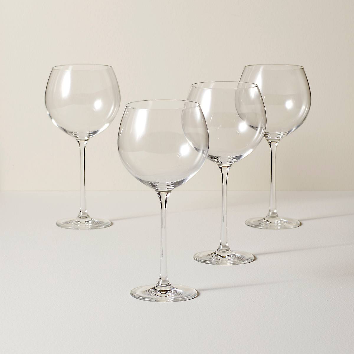 Premium Tuscany Classics Beaujolais Wine Glasses Set of 4 - Elegant Stemware for Red Wine, Perfect for Dinner Parties & Romantic Evenings