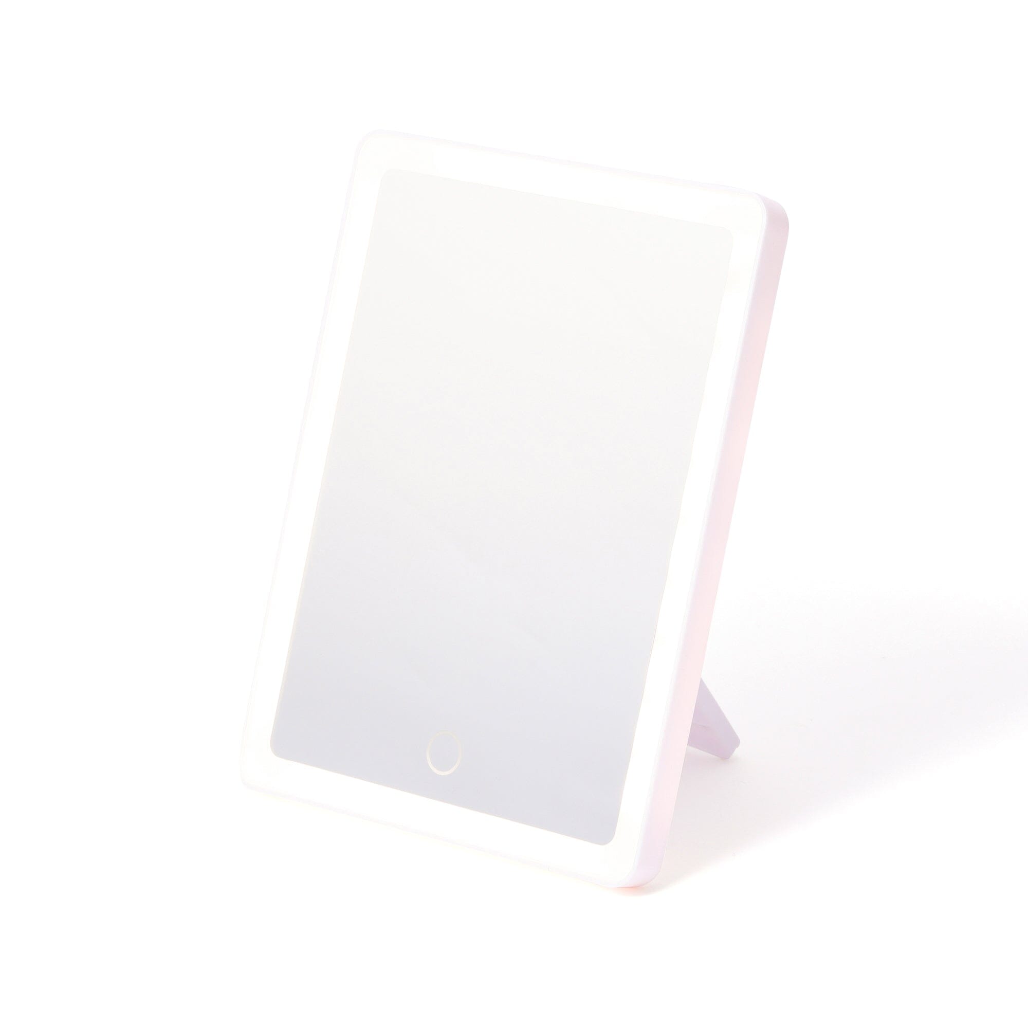 Lucio LED Stand Mirror with Adjustable Brightness - Vanity Makeup Mirror for Home & Salon - Perfect for Makeup, Skincare, and Hairstyling