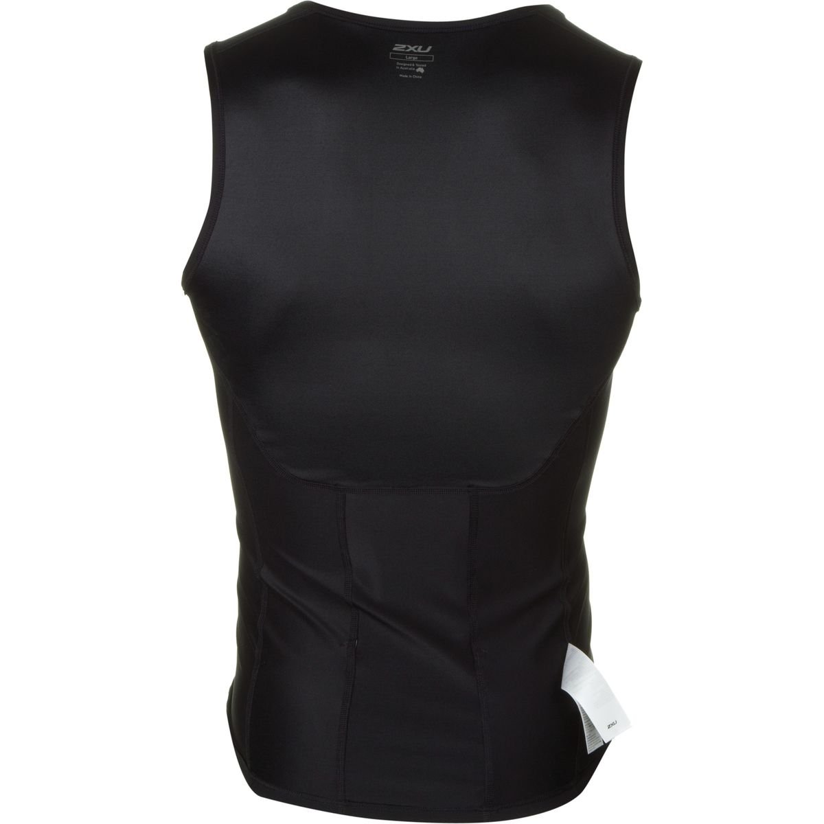 2XU Men's Elite Compression Tri Singlet - High-Performance Triathlon Top for Running, Cycling & Swimming - Moisture-Wicking & Breathable for Endurance Training & Racing