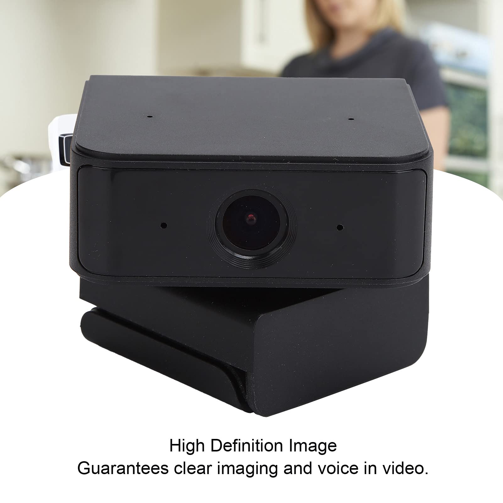 Topiky 1080P HD Smart Security Camera with 360° Rotation, USB 2.0 Plug & Play Webcam - Perfect for Home Monitoring, Video Conferencing & Baby Watching