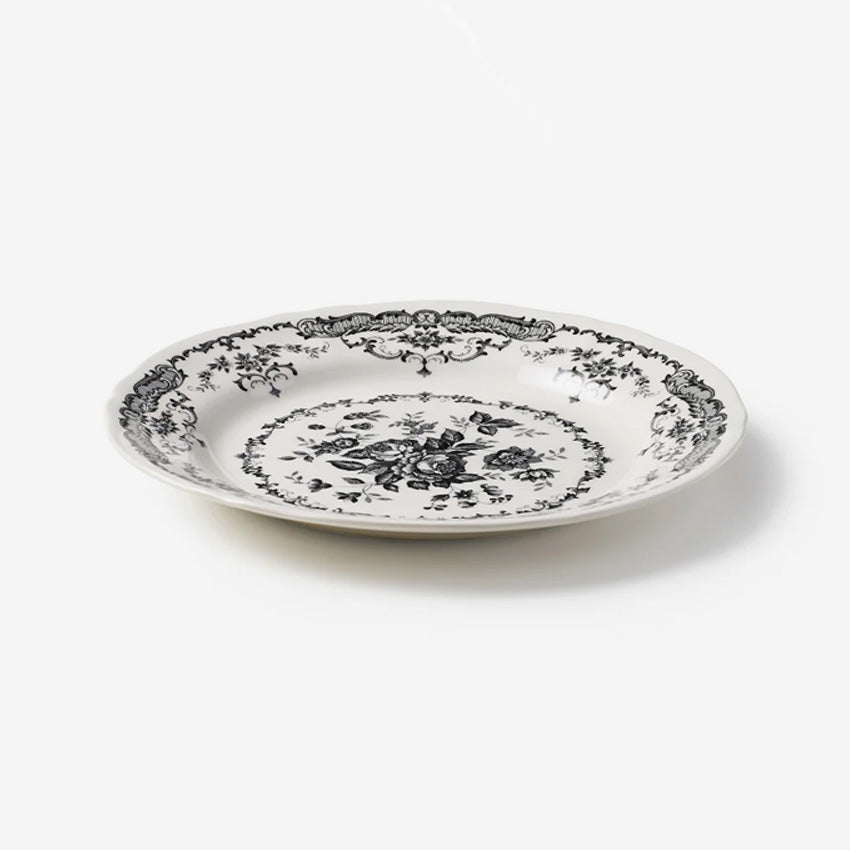 Bitossi Home Rose Dinner Plate - Elegant Ceramic Dinnerware for Fine Dining & Special Occasions | Perfect for Weddings, Anniversaries & Romantic Dinners