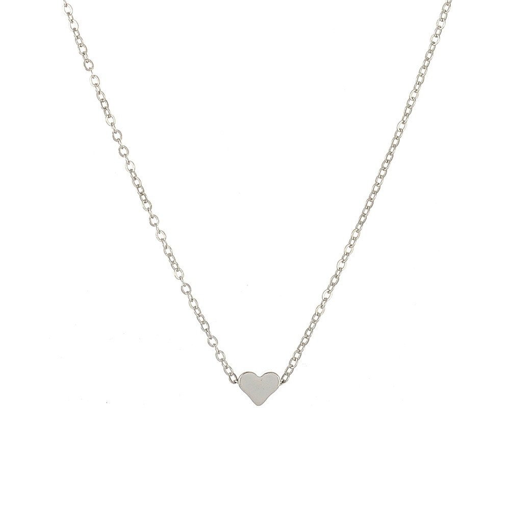 Gold Plated Love Heart Initial Necklace for Women & Teens - Elegant Pendant Jewelry Gift for Girls, Birthday, Anniversary, Wedding & Party | Trendy & Exquisite Fashion Accessory for Everyday Wear & Special Occasions