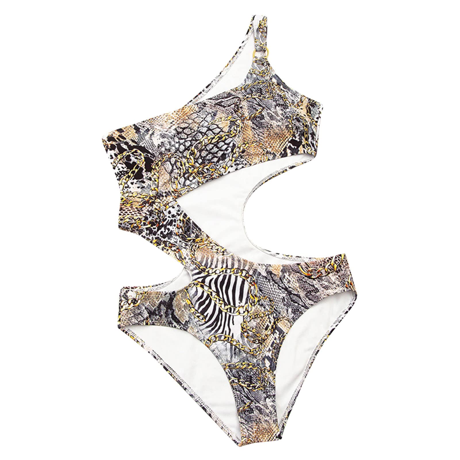 Women's Cottagecore One Piece Swimsuit - Sexy Graphic Print Bathing Suit for Women | Beach Vacation, Pool Party, Summer Swimwear F3
