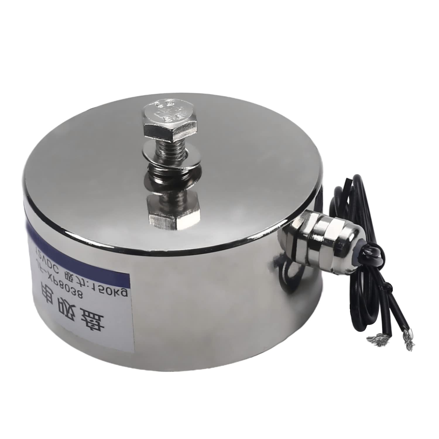 12V DC 1500N Electric Lifting Magnet - 80mmx38mm Heavy Duty Electromagnet Solenoid for Industrial Lifting & Holding - Perfect for Scrap Metal Handling, CNC Machines, and Automotive Repair