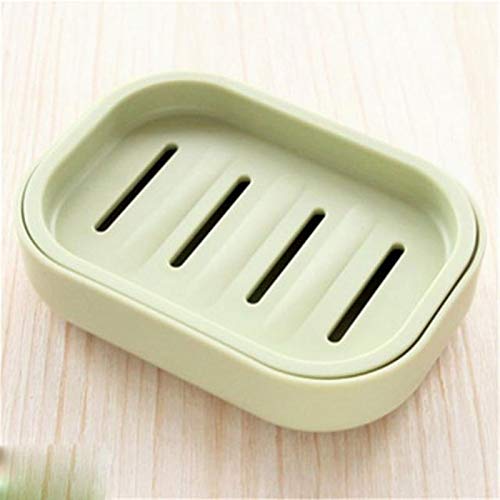 JMGNHFFZ Plastic Soap Holder - Bathroom Shower Soap Dish, Travel Soap Case, Hiking Soap Container - Non-Slip Soap Box Dispenser & Soap Rack for Home, Gym, Camping (Brown)