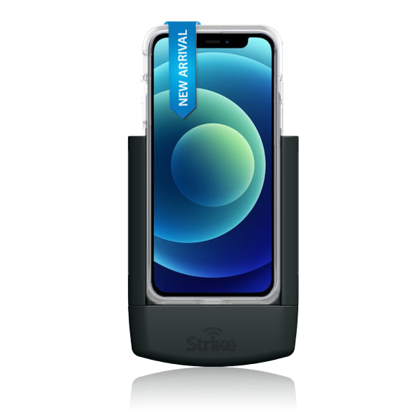 iPhone 12 Mini Car Phone Holder with Strike Case - Secure Mount for Driving, Commuting & GPS Navigation