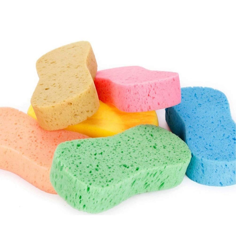 BESPORTBLE 5-Pack Car Wash Sponges - Multi-Purpose Bone Design Sponge for Auto Detailing, Polishing & Cleaning | Durable Porous Sponges for Car Washing, Household Cleaning & DIY Projects