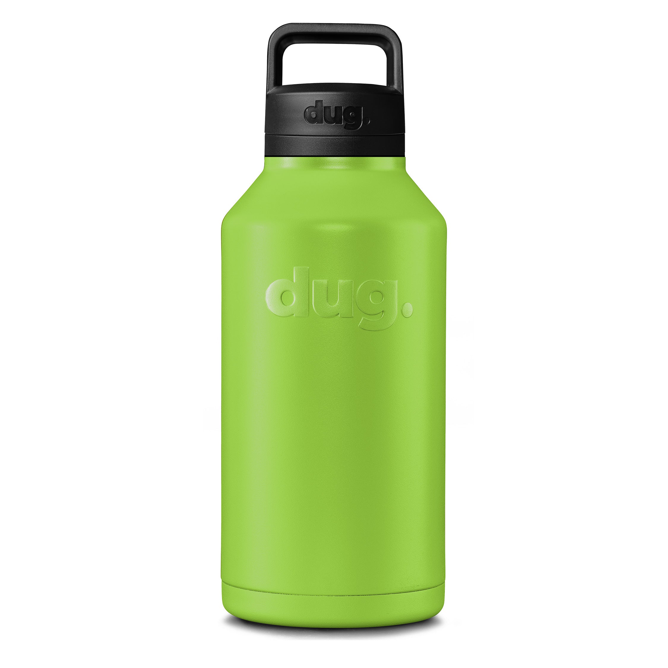 2L Pine Lime Insulated Water Bottle - Leak Proof, BPA Free, Double Wall Stainless Steel - Perfect for Gym, Hiking & Outdoor Activities