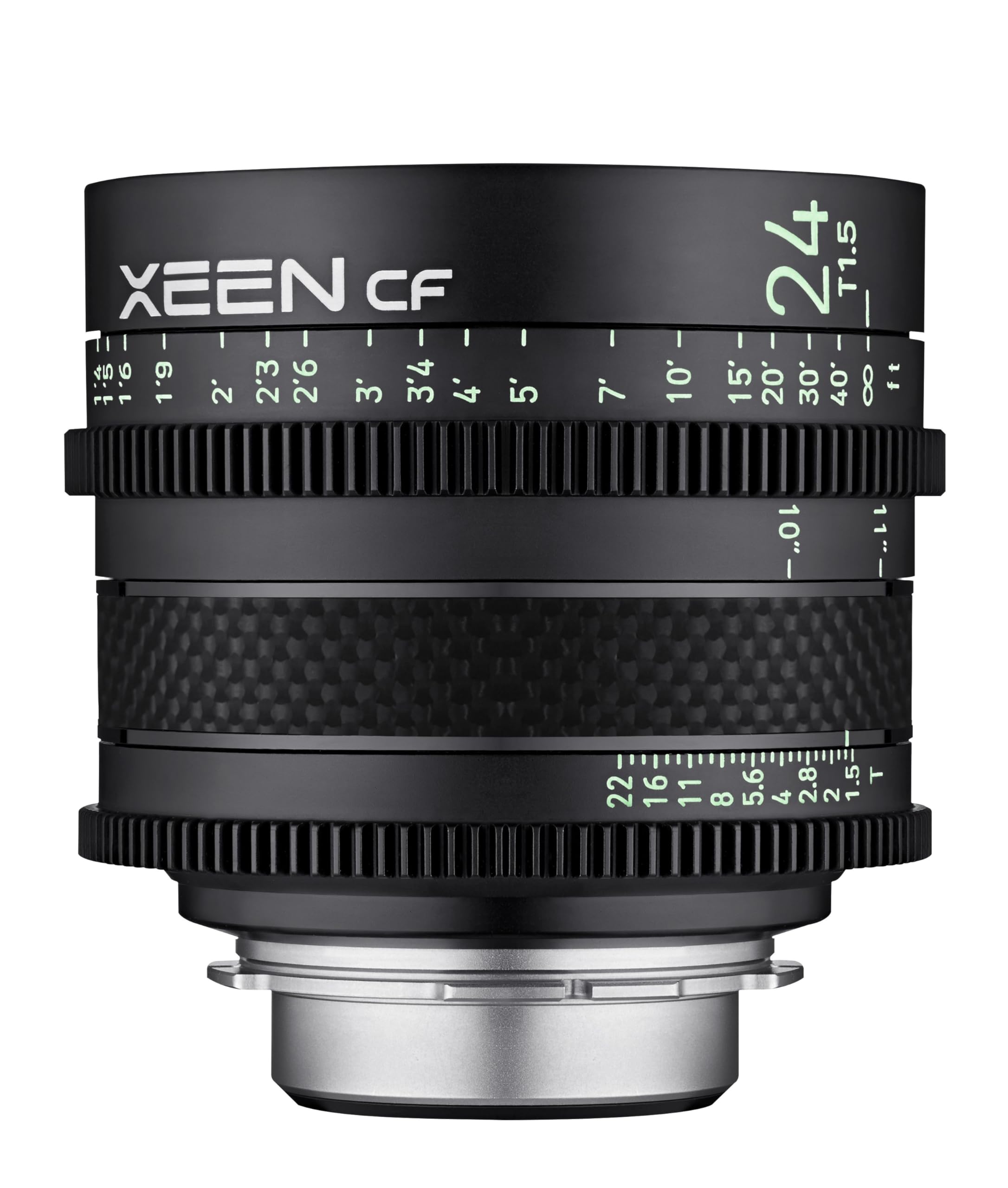 XEEN CF 24mm T1.5 Prime Cine Lens for Canon EF Mount - Wide Angle Cinema Lens for Filmmaking, Videography & Photography