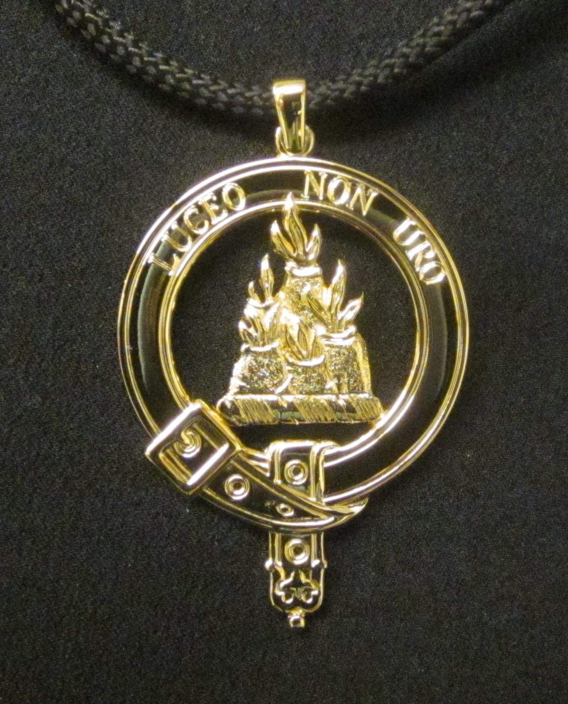 MacIntyre Clan Crest Badge - Authentic Scottish Heritage Jewelry in Solid Sterling Silver - Perfect for Tartan Weddings, Highland Games & Celtic Pride Gifts