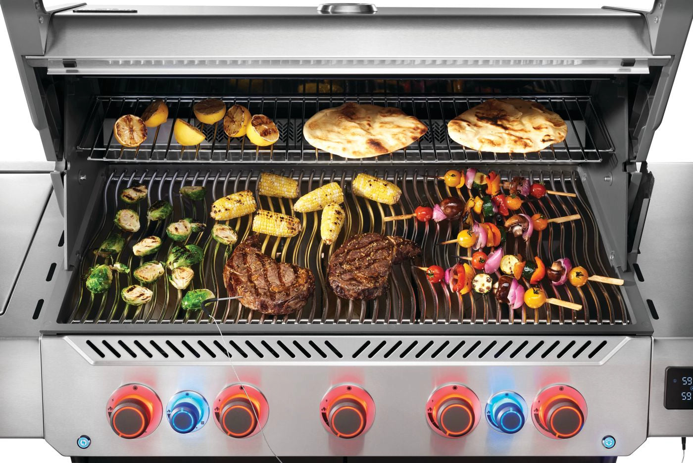 Napoleon Prestige 665 RSIB Smart Gas Grill with Infrared Side & Rear Burners - Perfect for Backyard BBQs, Outdoor Cooking & Entertaining