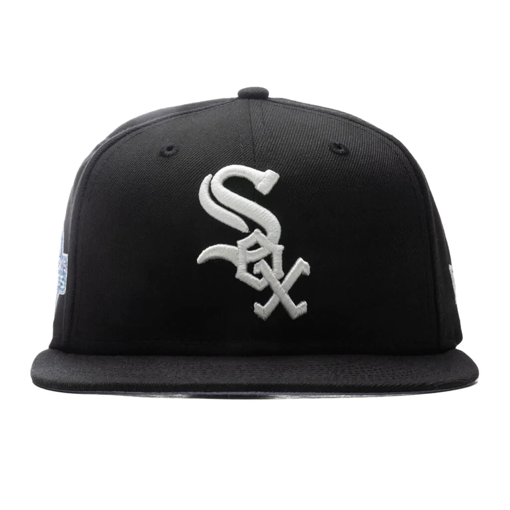 Chicago White Sox Pop Sweat Fitted Baseball Cap - Adjustable Snapback Hat for Men & Women - Perfect for Games, Tailgating & Everyday Wear