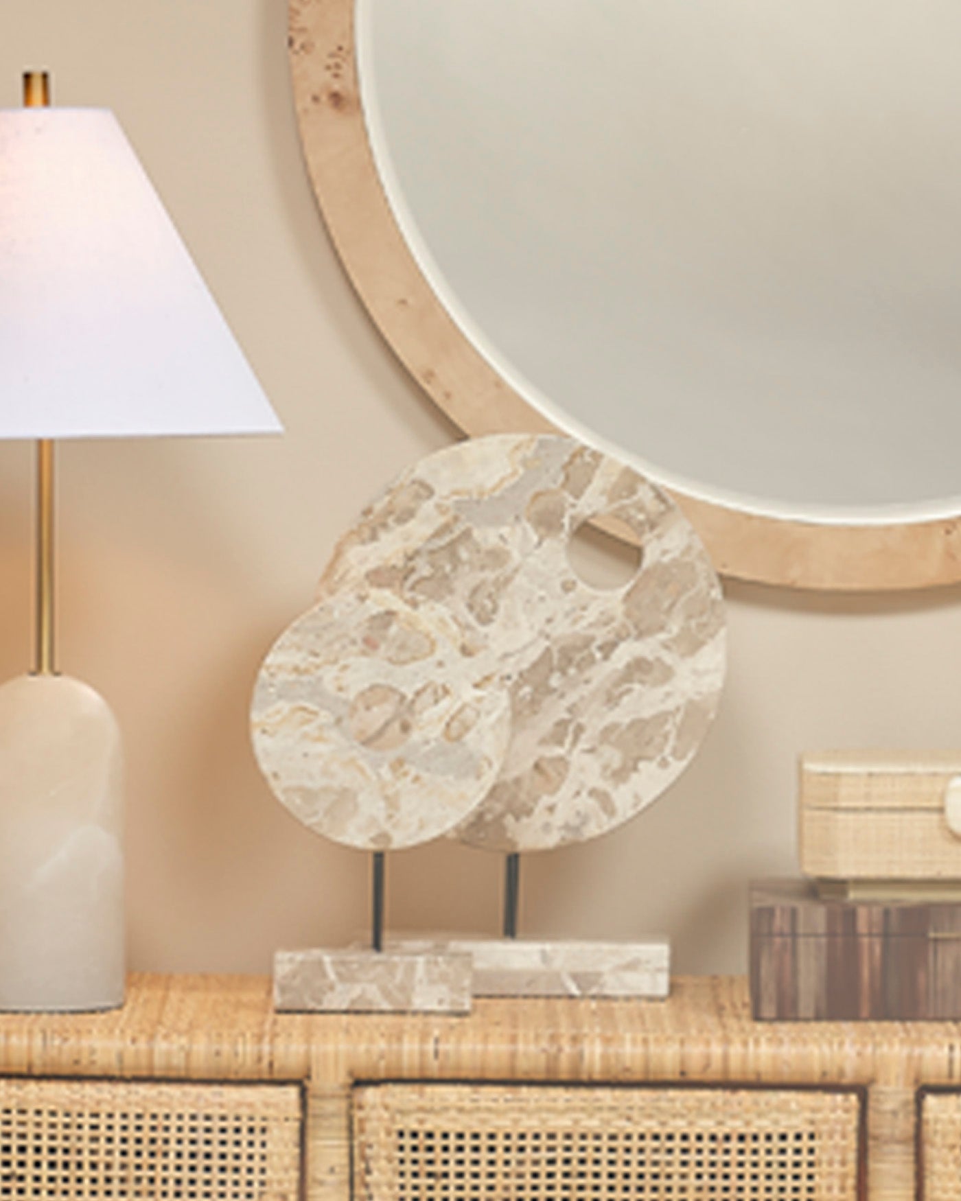 Premium Marble Phone Stand - Elegant & Durable Marble Holder for Smartphones & Tablets - Perfect for Home, Office & Travel Use