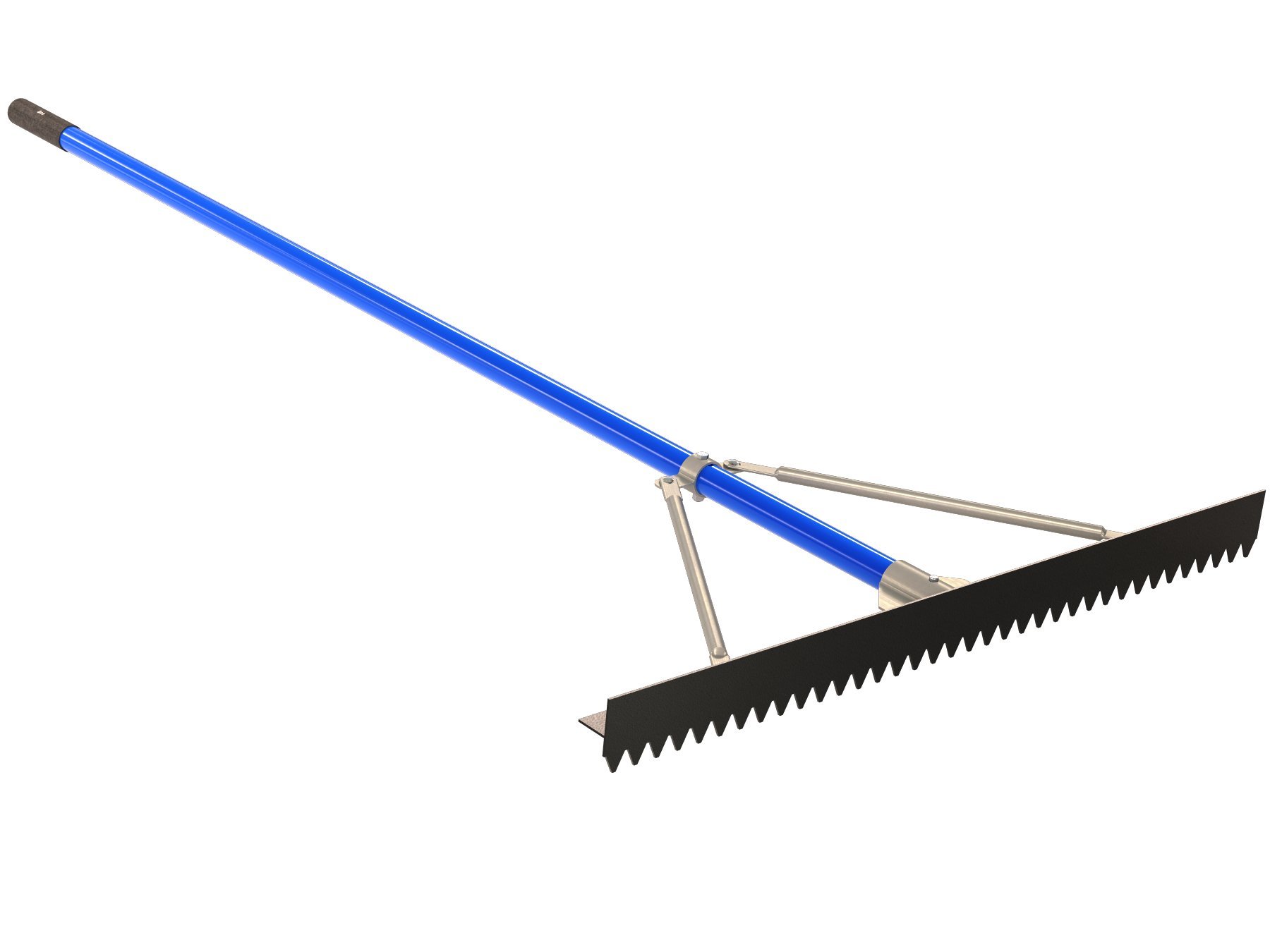 Bon Tool 36-Inch Base Rake - Heavy Duty Aluminum Landscape Rake for Gardening, Yard Work & Construction | Perfect for Leveling Soil, Spreading Mulch & Clearing Debris