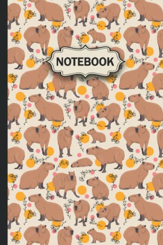 Funny Capybara Pattern Notebook - Cute Animal Journal for Daily Writing, To-Do Lists & Notes | Perfect for School, Office & Gift Giving