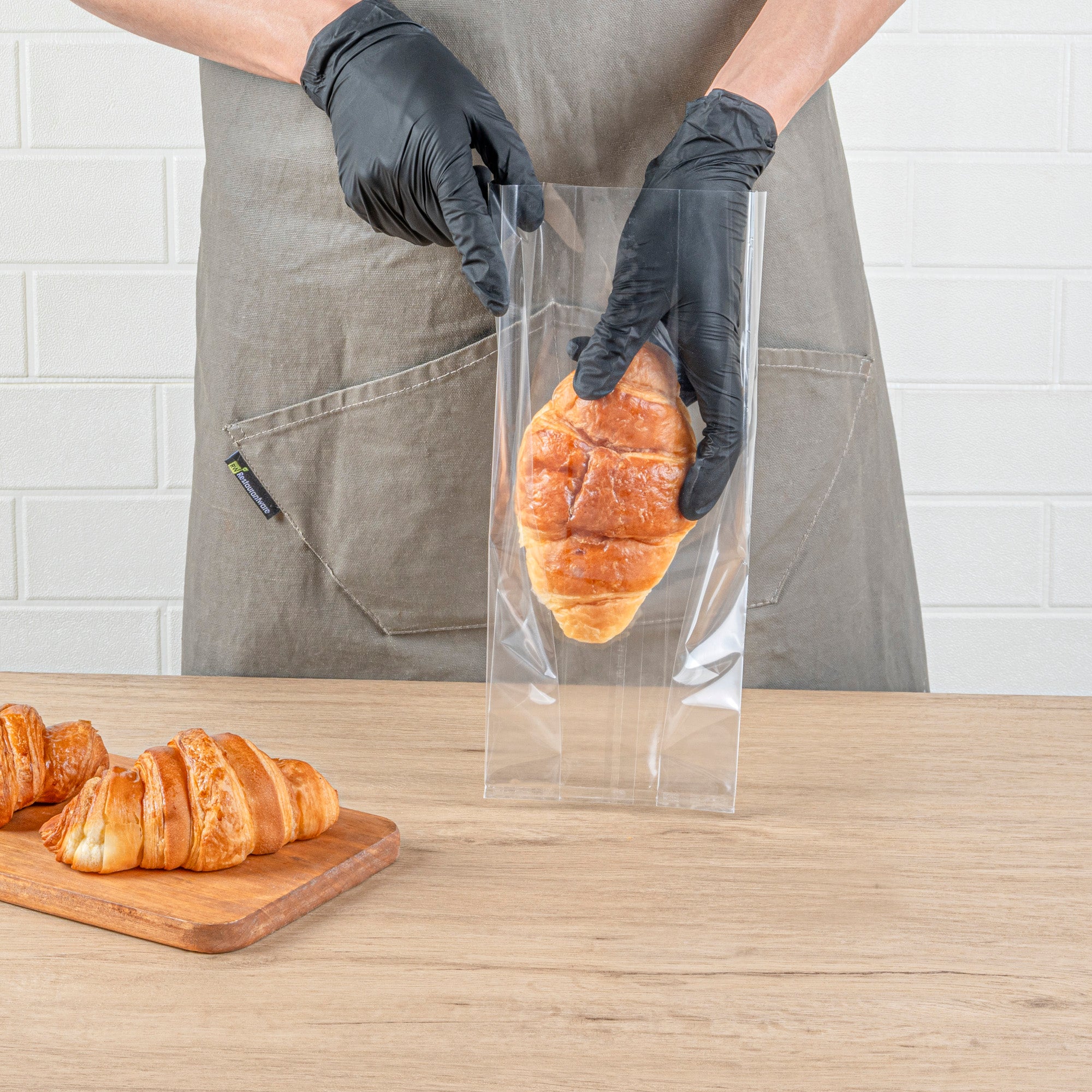 Clear Plastic Gusset Bags - 5x3x12 Inches, High Clarity Heat Sealable Food Storage Bags (100 Count) | Perfect for Packaging Snacks, Candy, Bakery & Retail Products