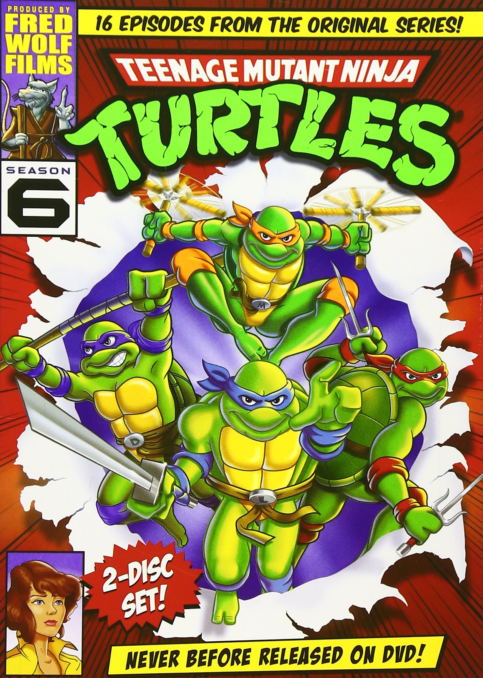 Original Teenage Mutant Ninja Turtles Series Season 6 - Complete Episodes Collection | Action-Packed Cartoon for Kids & 90s Nostalgia Fans | Perfect for Family Movie Nights & Birthday Gifts