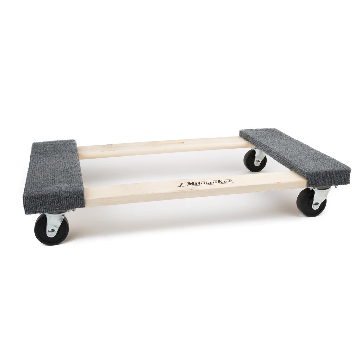 Milwaukee Heavy Duty 1000 lb Capacity Furniture Dolly - Professional Moving Equipment for Home, Office & Warehouse Use