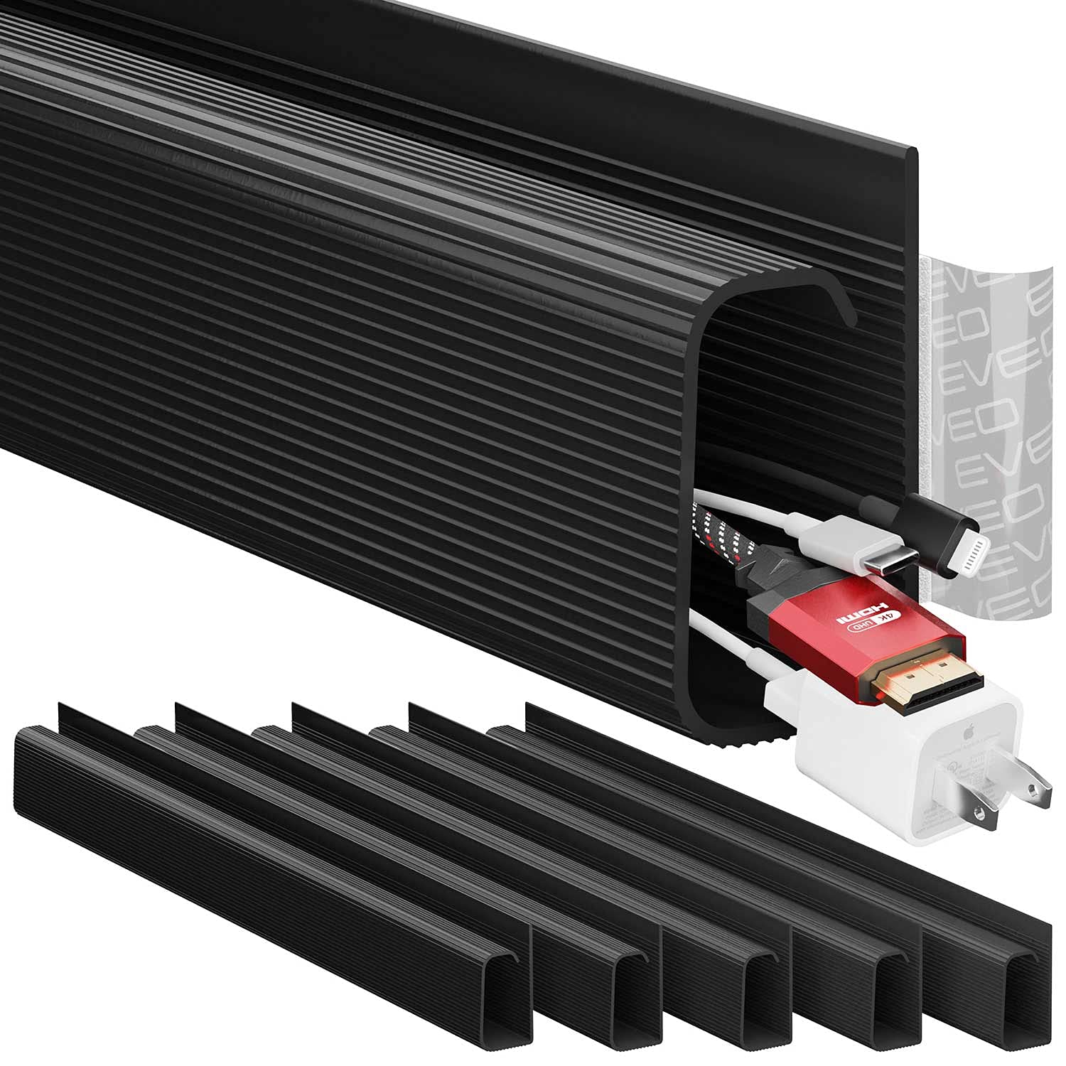 Premium Dual Monitor Stand with Cable Management - 96