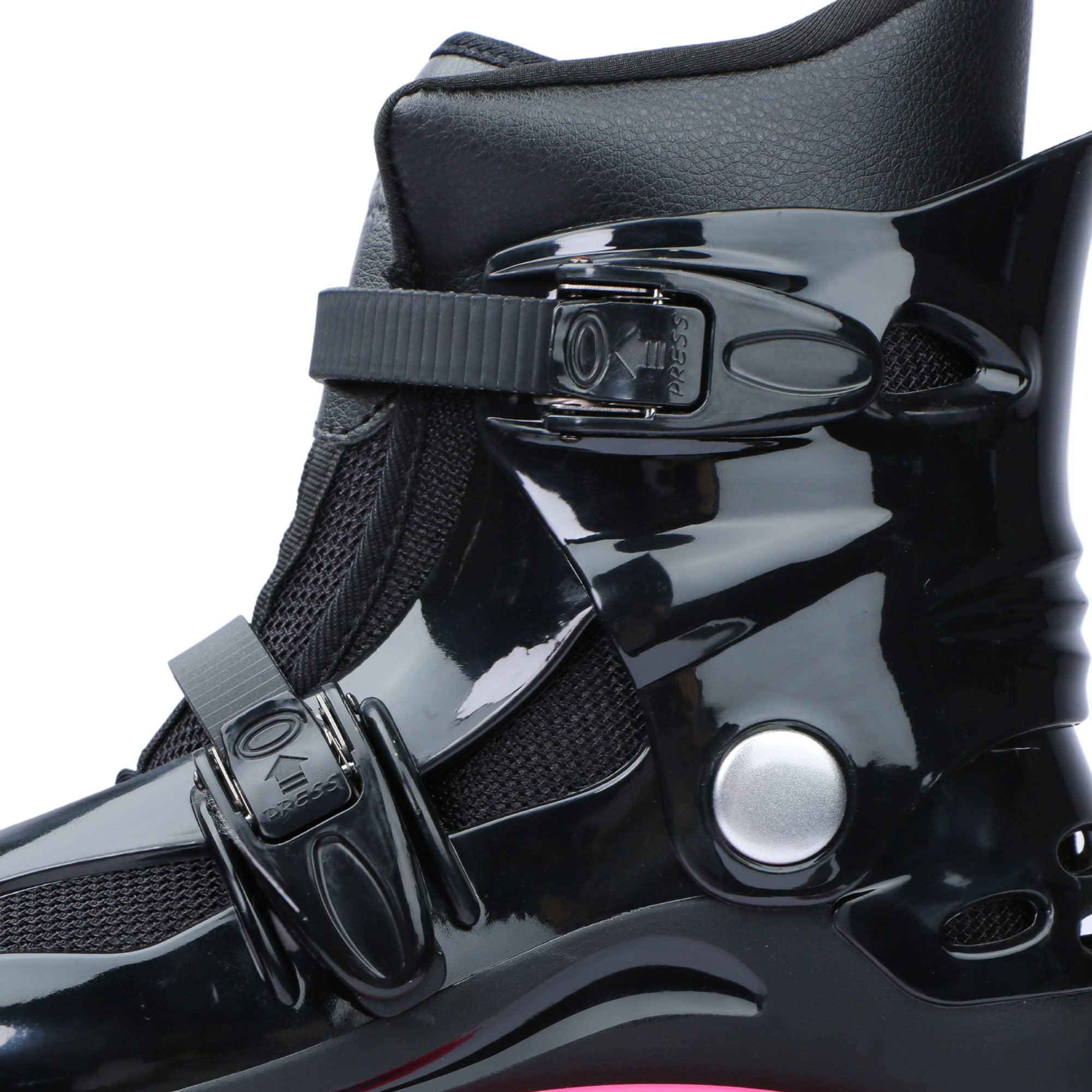 Joyfay Professional Jumping Shoes for Athletes & Heavy Users - High Performance Bounce Shoes with 4 Tension Springs for Men & Women - Ideal for Trampoline Workouts, Parkour Training & Fitness Exercises
